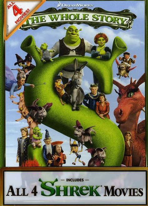 Shrek The Whole Story Quadrilogy Dvd Walmart