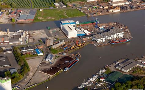 Seehafen Leer Ostfriesland Luftbild Luftbilder Von Deutschland Von