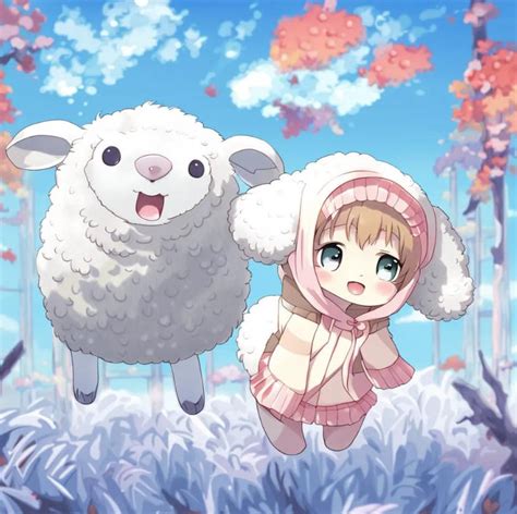 Kawaii Anime Sheep Girl By Holybees On Deviantart