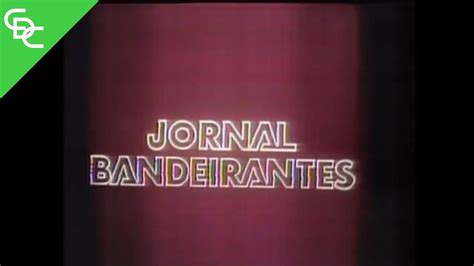 Raridade Vinheta Completa Do Jornal Bandeirantes