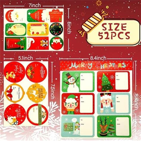 Holiday | 448pcs Christmas Gift Sticker Labels Self Adhesive Christmas ...