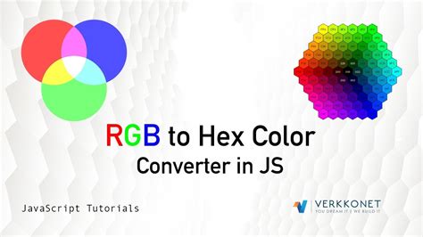 RGB To Hex Converter In JS JavaScript Tutorials YouTube