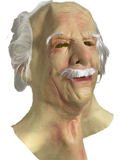 Old Man Mask Latex Halloween Cosplay Party Realistic … Gem