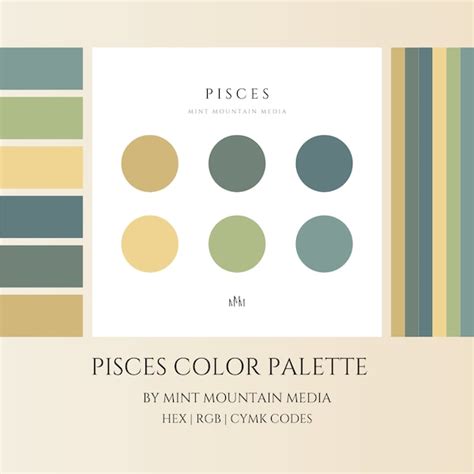 Pisces Color Palette Etsy