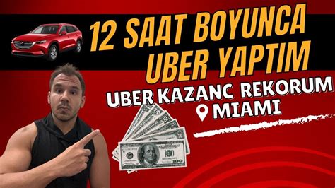 12 SAAT UBER YAPMAK UBERDE REKOR PARA KAZANDIM AMERİKADA UBER