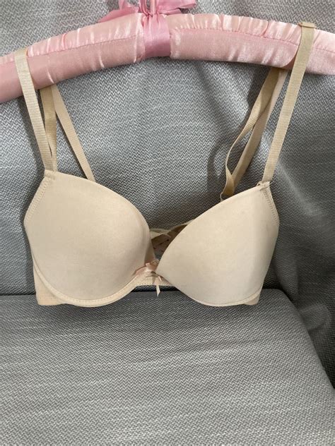 Body Embrace Nude Balconette Bra Womens Size C Back Gem