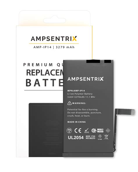 Apple iPhone 14 A2882 Battery (AmpSentrix) - Compatible Plus | TouchFix ...