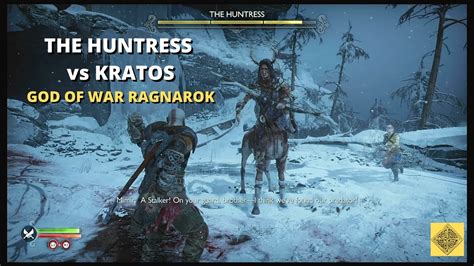 God Of War Ragnarok The Huntress Boss Fight YouTube