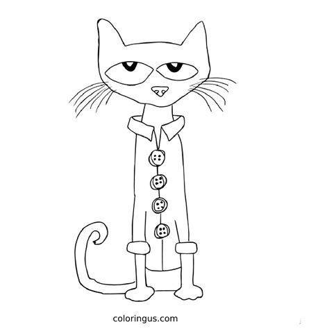 Pete The Cat Book Coloring Page Coloringus The Best Porn Website 14848