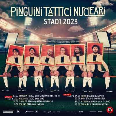 PINGUINI TATTICI NUCLEARI Tour Stadi Musica Dal Palco