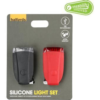 Halfords Silicone Bike Light Set | Halfords UK