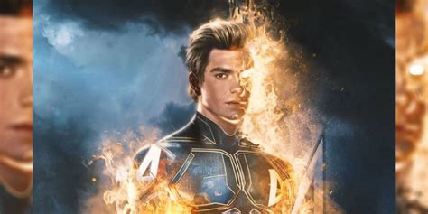 Andrew Garfield Is the MCU's Human Torch In Fantastic Four Artwork