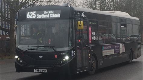 Rare First Essex Enviro 200MMC SN66 WKR 67194 Route 625 YouTube