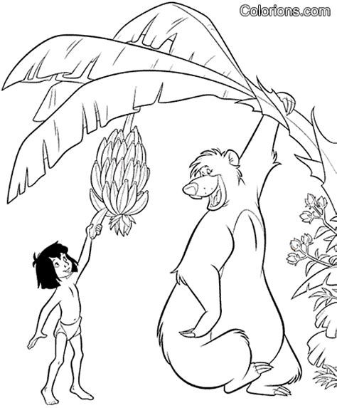 Colorions Galerie Le Livre De La Jungle Coloriage Jungle