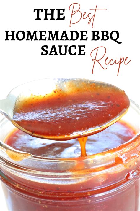 Easy Bbq Sauce Recipe Lauren Nicole Jones