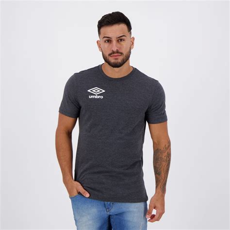 Camiseta Umbro TWR Medium Graphic Cinza E Preta FutFanatics