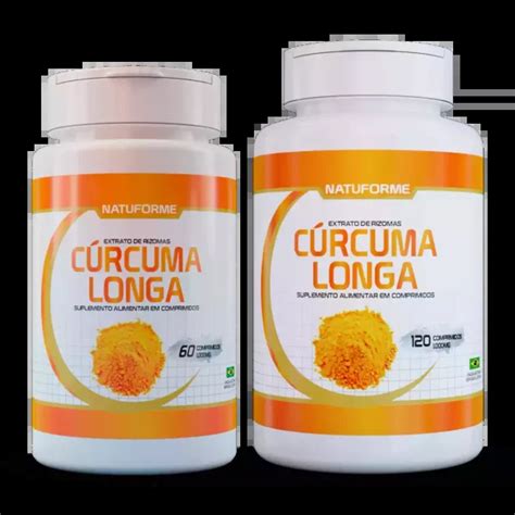 CURCUMA LONGA 60 120 Comprimidos 1000mg Natuforme