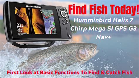 Humminbird Helix Chirp Mega Si Gps G Nav Boat Fishfinder Kayak