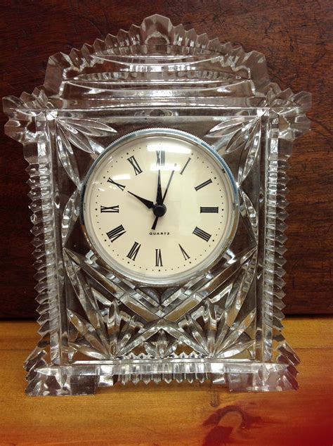 Glass Mantle Clock On The Square Emporium