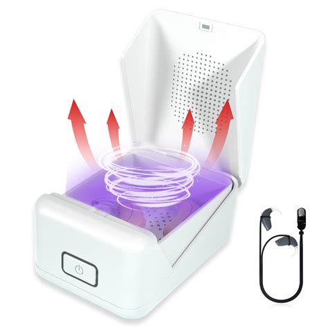 Hearing Aid Dryer Electronic Dehumidifier Ear Amplifiers Uv Led Ultraviolet Rays Sterilize