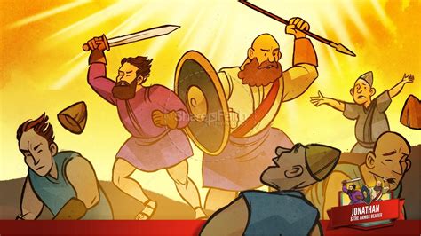 Jonathan And His Armor Bearer Kids Bible Stories Clover Media