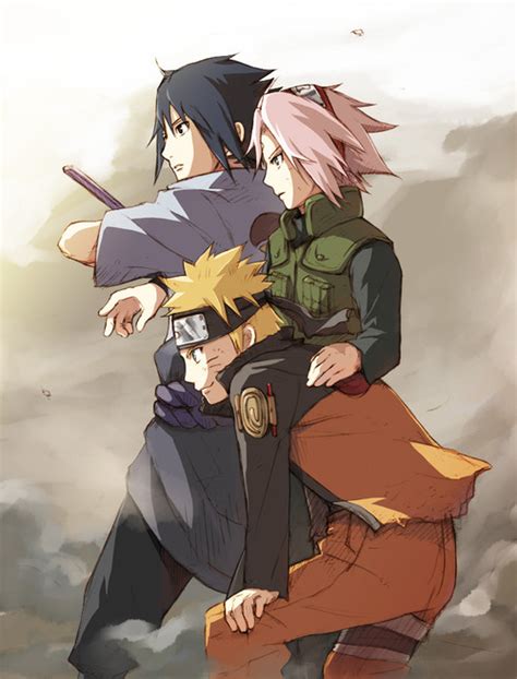 Naruto Sasuke And Sakura Naruto Fan Art Fanpop