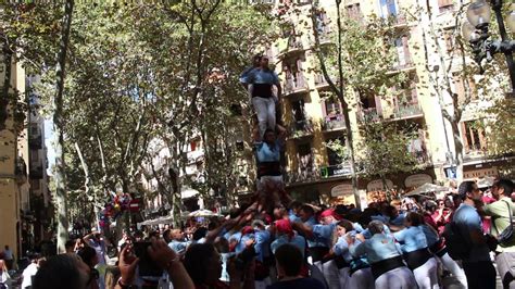 Castellers Del Poble Sec P5 Diada Fst Mjr Poble Nou 18 IX 16