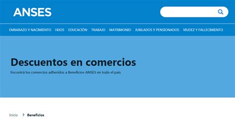 Conoc El Programa Beneficios Anses Para Acceder A Descuentos