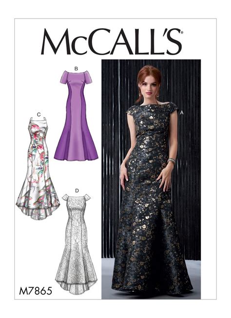 M7865 Misses Dresses Sewing Pattern McCall S Patterns Wedding