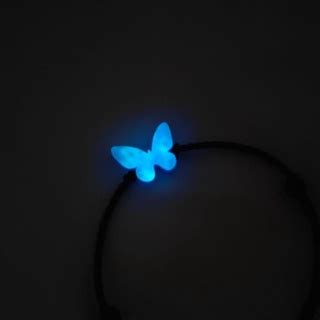 Jual Emicraftt Gelang Butterfly Couple Resin Biru Galaxy Glow In The