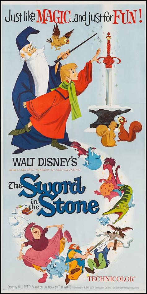 The Sword in the Stone (1964) - Poster US - 1501*3000px