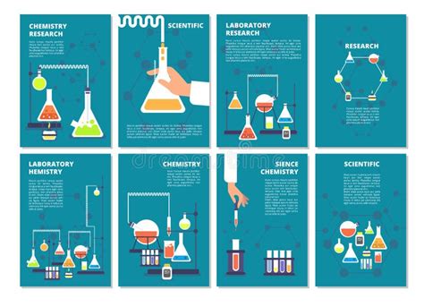 Chemistry Bio Technology Science Infographics Stock Vector