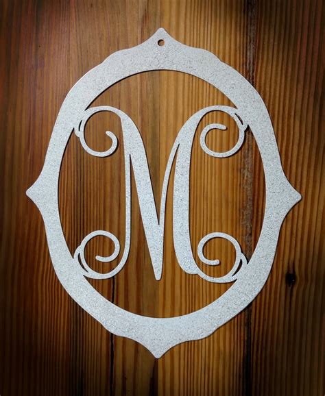 Small 12 Script Monogram Wall and Door Hanger - Etsy