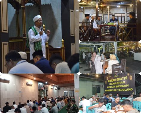 Istiqomah Penghujung Ramadhan Danrem 132 Tadulako Keberkahan Akan