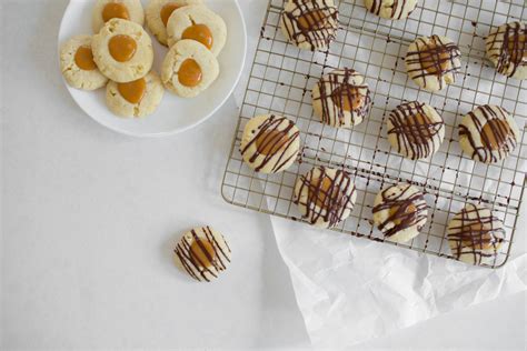 Salted Caramel Thumbprint Cookies — Elisabeth And Butter