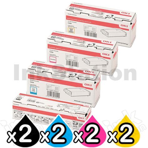 Oki Sets Of Pack Genuine C C Dn Toner Cartridge Combo Ya