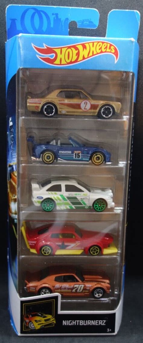 Hot Wheels Nightburnerz 5 Pack 2018 Ebay