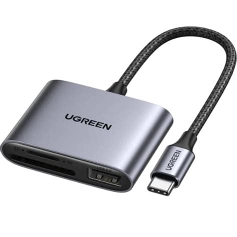 Ugreen 3 In 1 Usb C Multifunction Card Reader Gear Buzz Bd