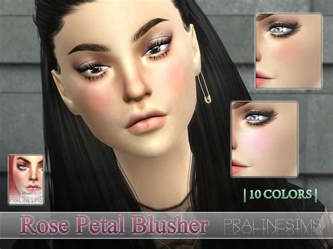 Pralinesims Rose Petal Blusher N Blusher Rose Petals Sims Update