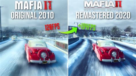 Mafia 2 Original Vs Definitive Edition Remaster Performance Fps And Graphics Comparison Youtube