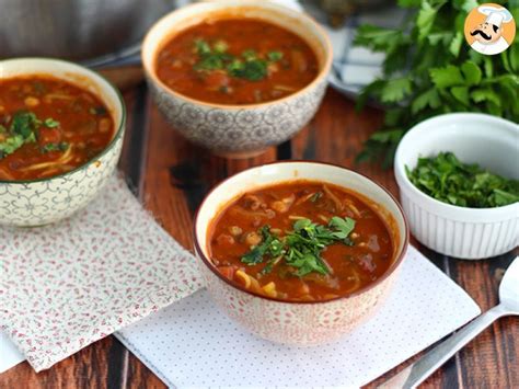 Harira sopa marroquí para el ramadán Receta Petitchef