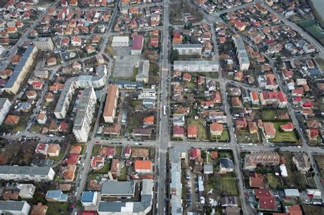 Premium Photo Aerial Urban Landscape Houses And Flat Of Blocks Above