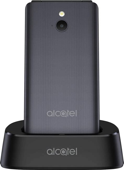 ALCATEL 3082 4G Szary Telefon komórkowy z klapką stacja ładująca