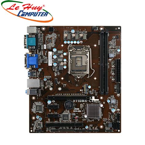 Bo Mạch Chủ Mainboard Ecs H110m4 C43 Fullbox Bh 12 Tháng