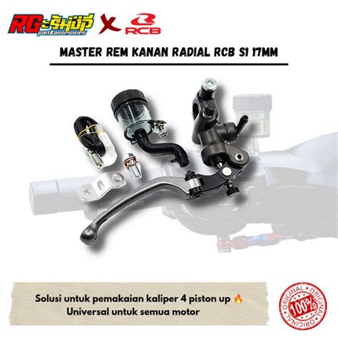 Jual Master Rem Kanan Rcb Racing Boy Radial S1 17mm CBR Ninja 250 GSX