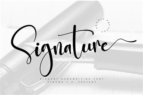 Signature Script Fonts Creative Market