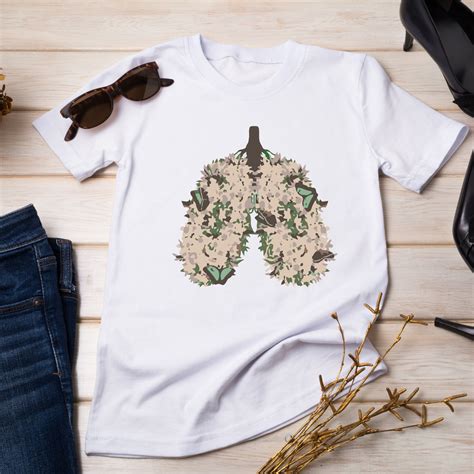 Lungs Svg Floral Lungs Svg Human Lung Silhouette Svg Human Anatomy