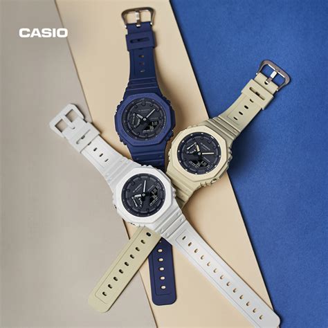 casio旗舰店GA 2100新色八角八王子运动电子手表男卡西欧 G SHOCK 虎窝淘