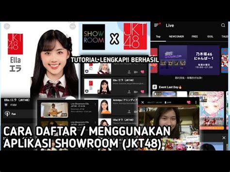 Aplikasi Live Streaming Member Jkt Showroom Begini Cara Daftar