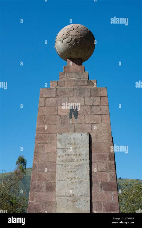 Ecuador Quito Ciudad Mitad Del Mundo Aka Middle Of The World City